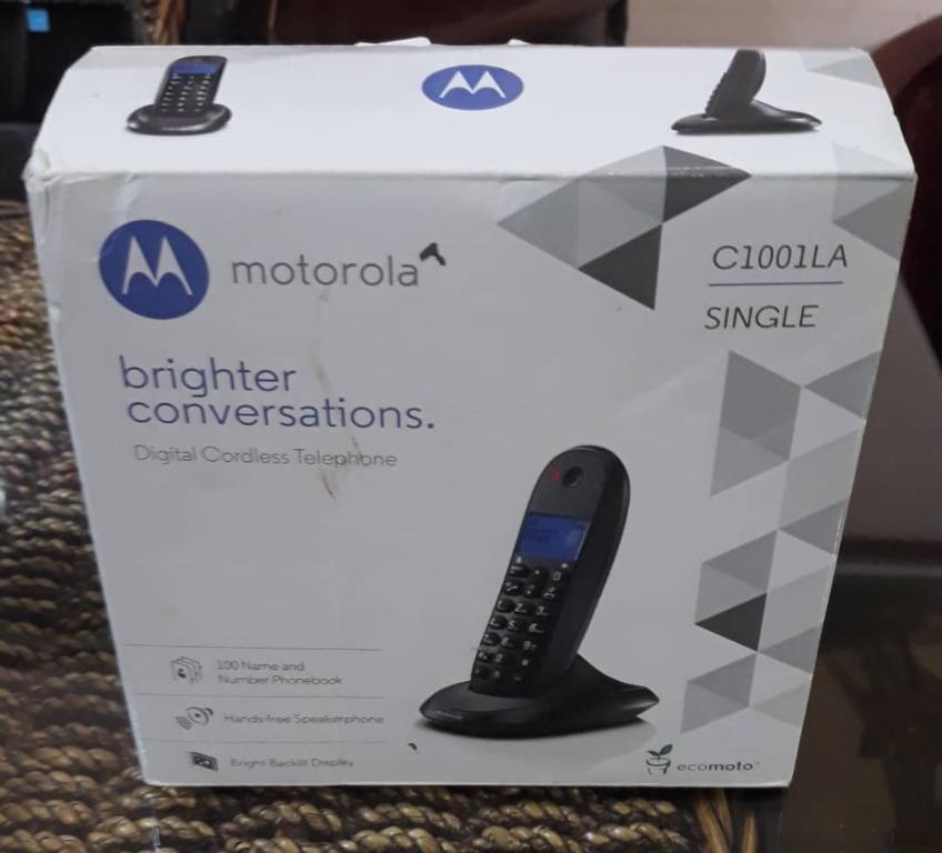 MOTOROLA DIGITAL CORDLESS PHONE MODEL C1001LA, Mobile Phones & Gadgets