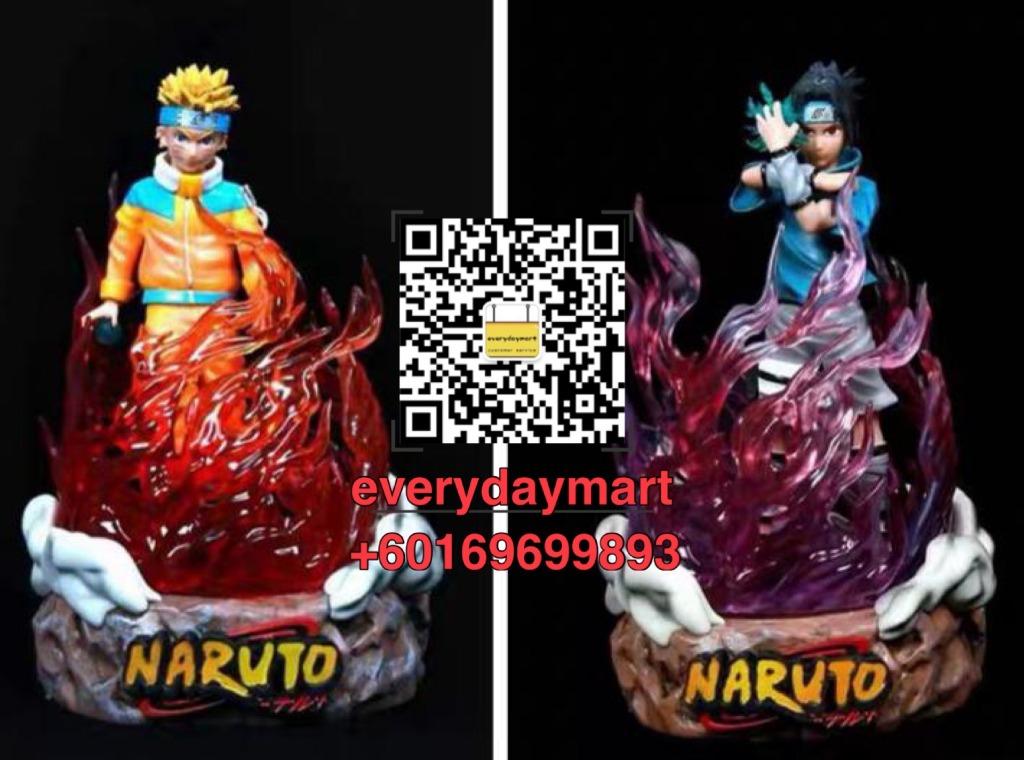 Uzumaki Naruto & Sasuke Anime Manga Figuren Figure Set H:15cm PVC Box Neu