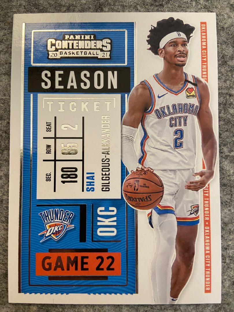 2022-23 Panini NBA Hoops Shai Gilgeous-Alexander #201 Oklahoma City Thunder