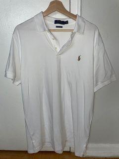 New Men’s Polo Ralph Lauren Slim Fit White Top