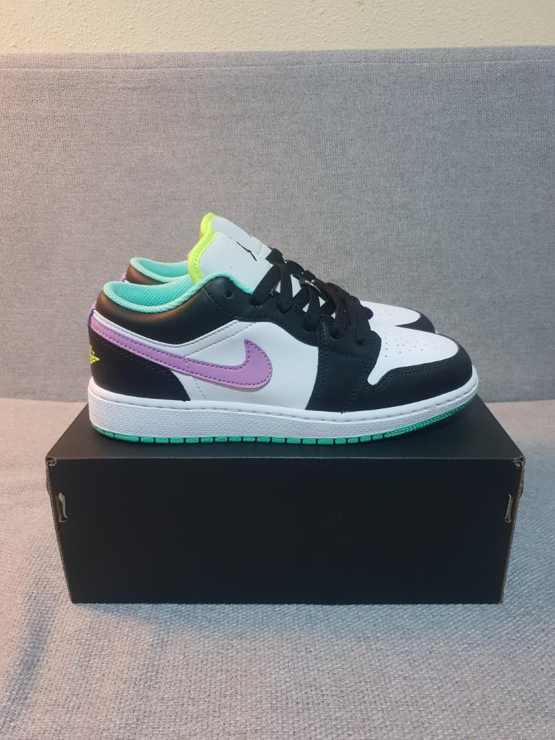 Air jordan sales 1 green glow