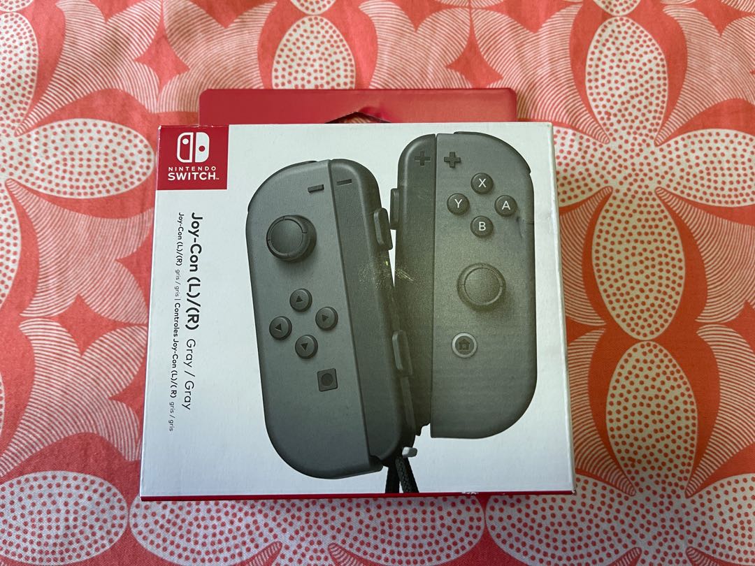 Nintendo Switch JoyCon (Gray) Gen 2, Video Gaming, Gaming