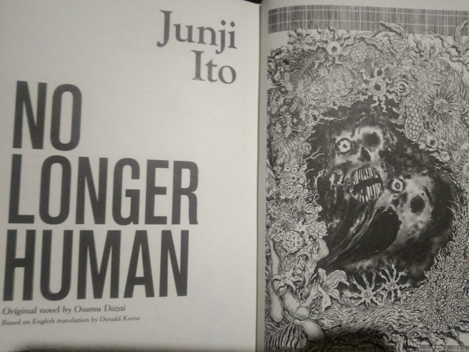 No Longer Human Junji ito illustrated hard cover, Hobbies & Toys