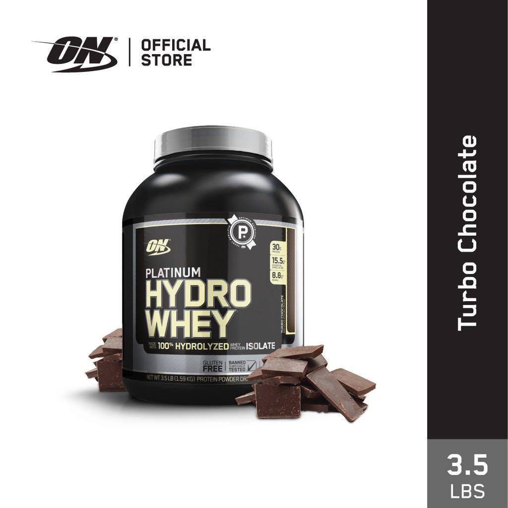 OPTIMUM NUTRITION Platinum HydroWhey, Turbo Chocolate 3.5lb : :  Health & Personal Care