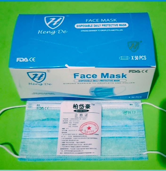 Original Heng De Mask, Health & Nutrition, Face Masks & Face Shields on ...