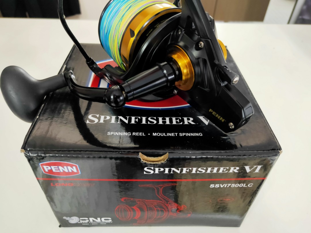 Fishing Reel Penn Spinfisher VI 7500, Sports Equipment, Sports & Games,  Water Sports on Carousell