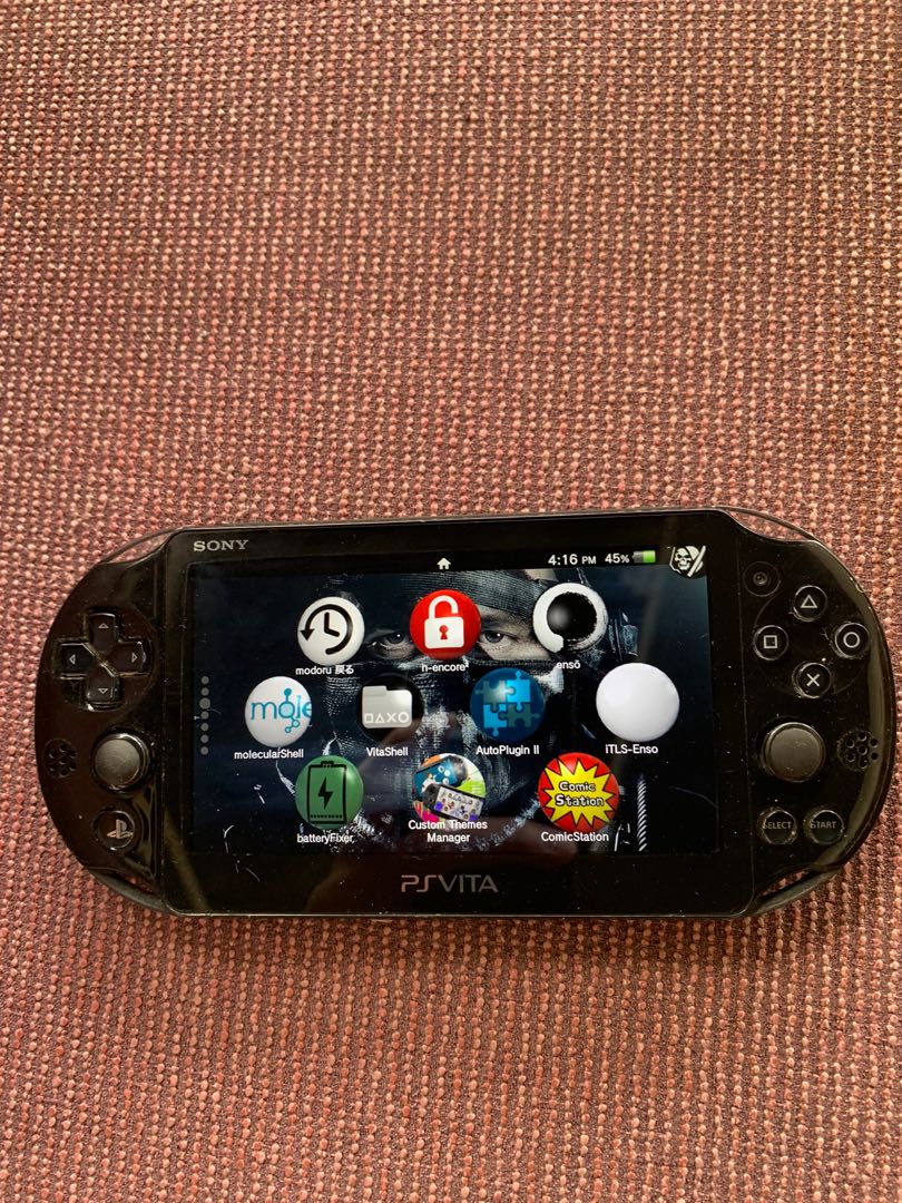 Playstation Ps Vita Slim Modded Video Gaming Video Game Consoles Playstation On Carousell