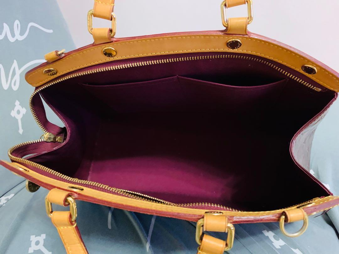 Louis Vuitton Purple Vernis Brea MM Leather Patent leather ref