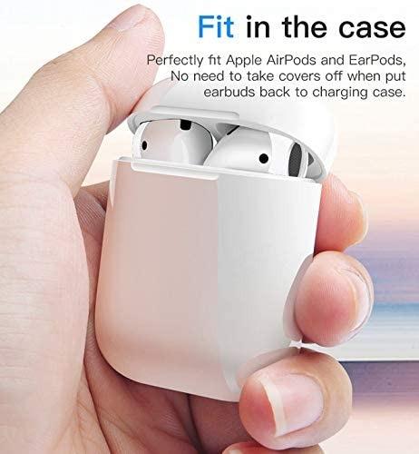 DamonLight AirPods Pro Ear Tips [Fit in The Case] 2 Pairs Cover Designed  for Apple AirPods Pro, Anti Slip Silicone Cover, Dust and Scratch Free
