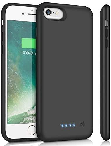 Funda de batería para iPhone 8Plus/7Plus 8500mAh, paquete de batería  extendida recargable de protección mejorada para iPhone 7Plus, funda de  carga