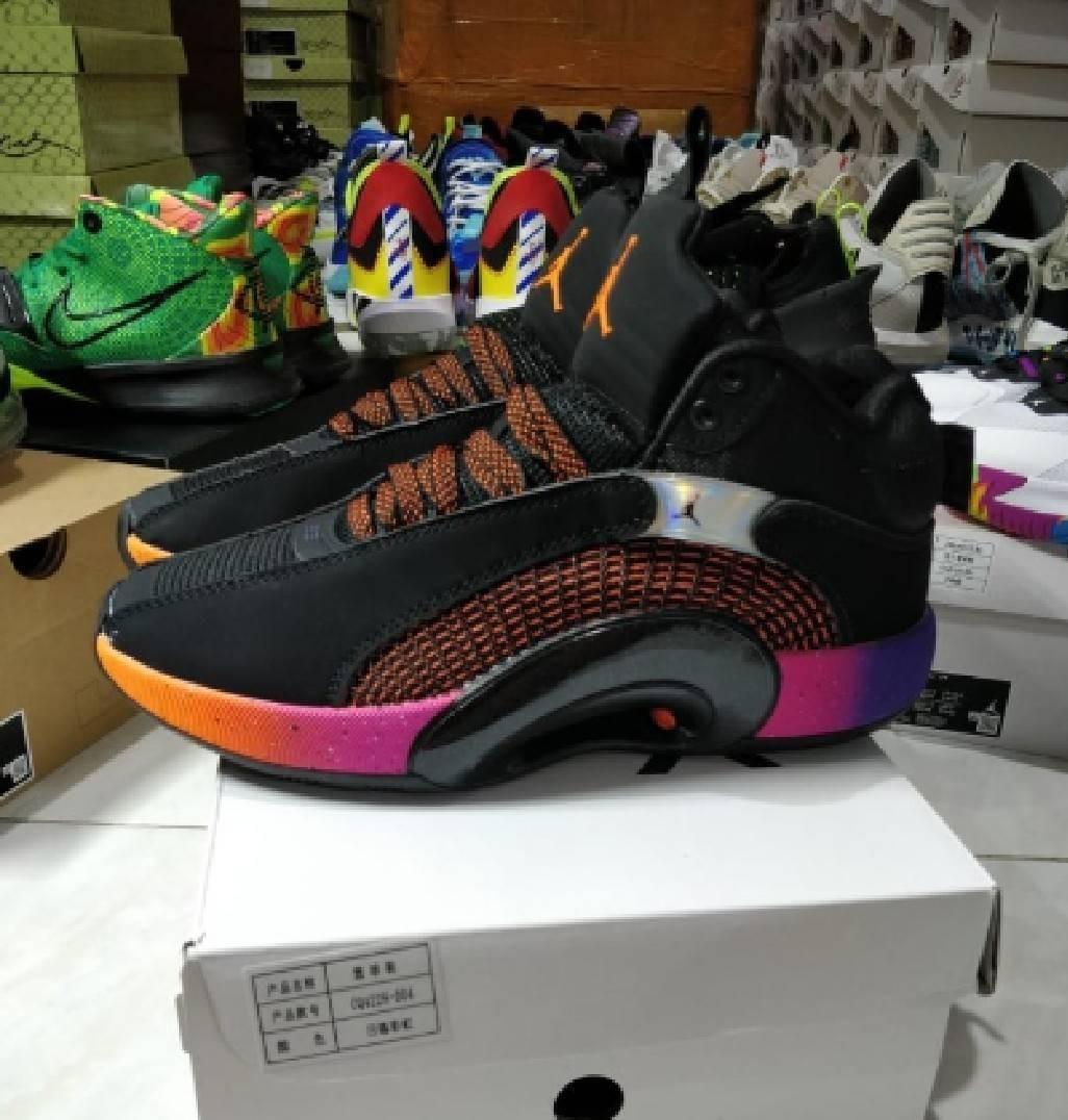 Sepatu Basket Air jordan 35 High Sunset 