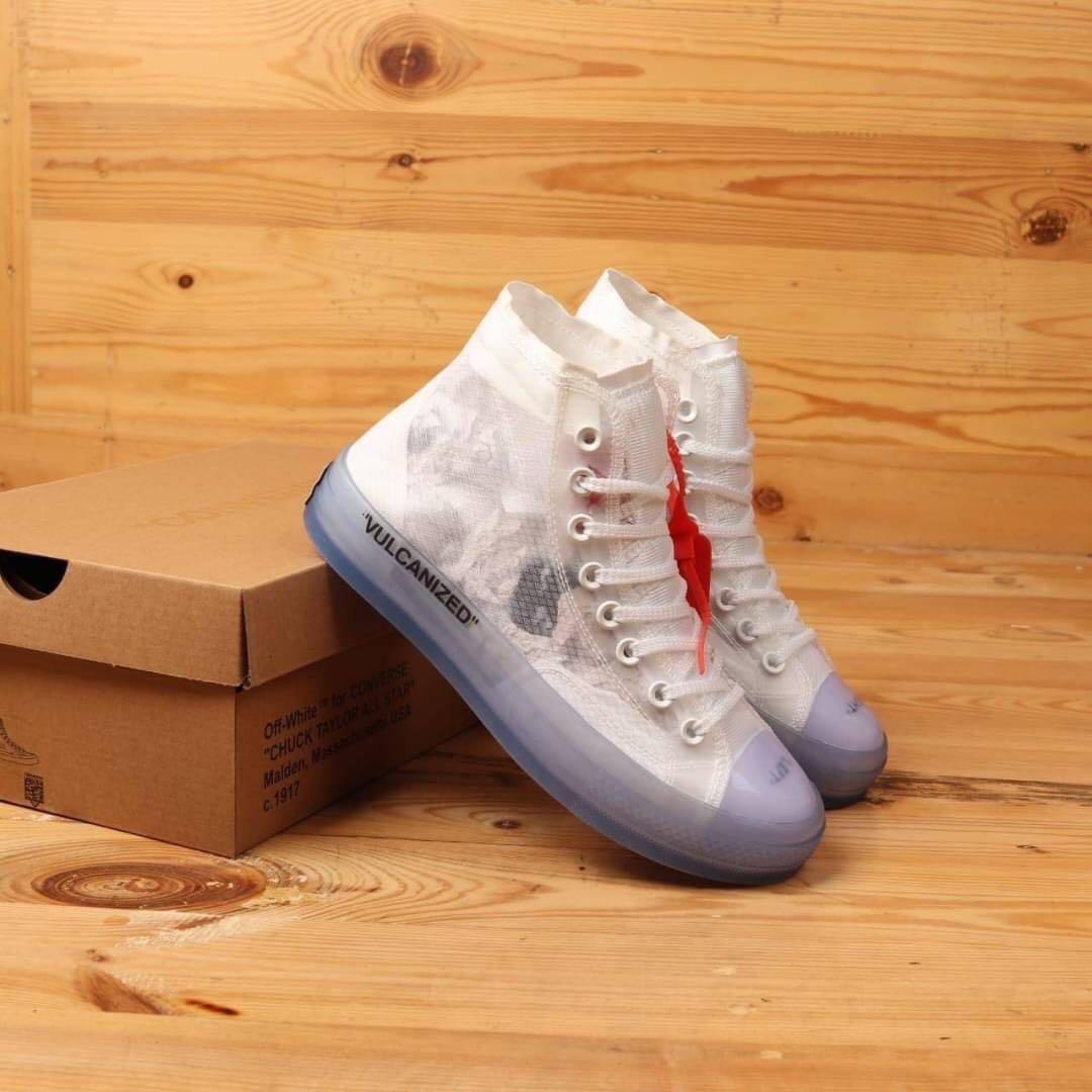 SEPATU virgil abloh x converse (premium high quality), Fesyen Pria