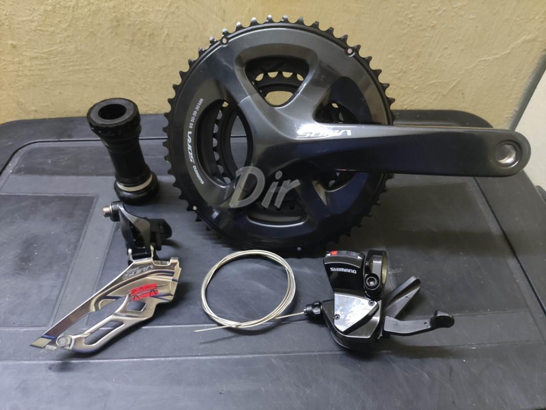 Sora triple chainset hot sale
