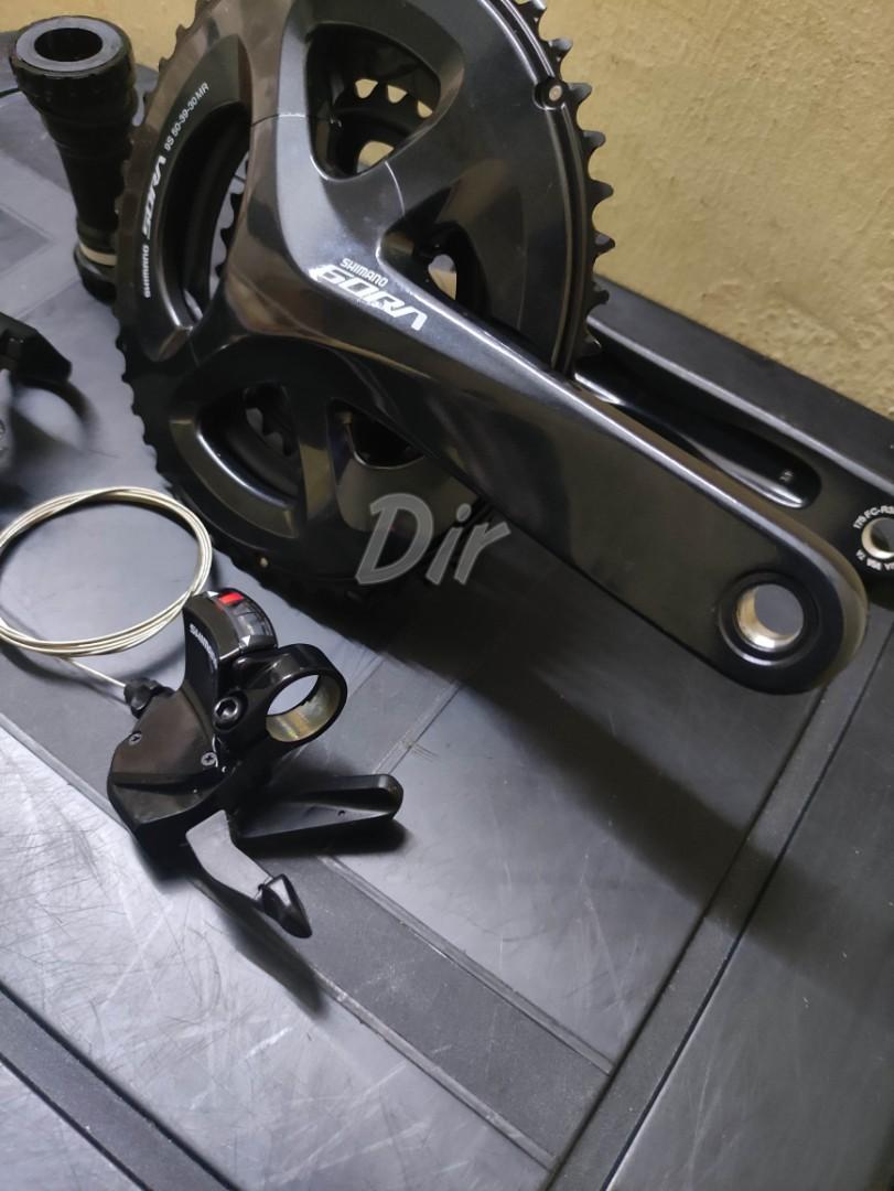 Sora triple hot sale crankset