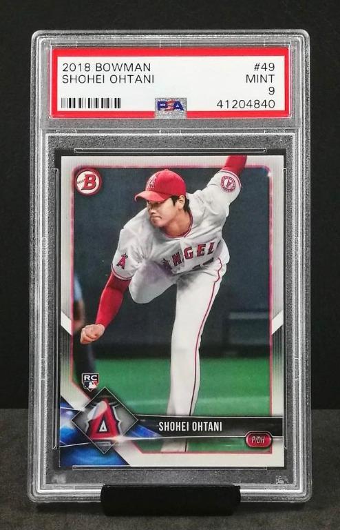 PSA鑑定9MINT☆大谷翔平ルーキーカード☆2018 Bowman Chrome #1