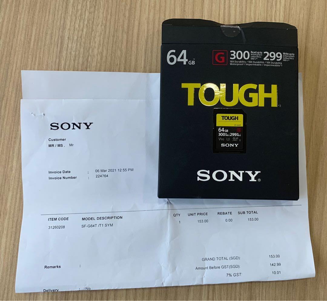 Sony SF-G64 Tough