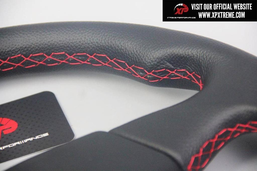 STEERING SPORT MOMO EVO3 LEATHER 3 SPOKE 14