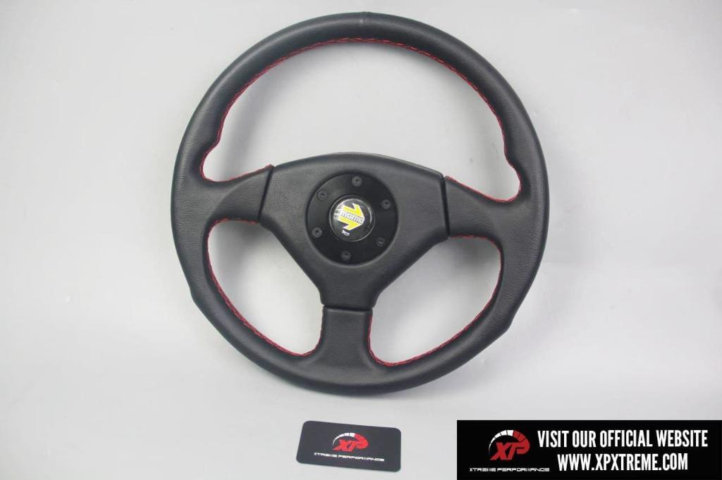 momo③ STEERING SPORT MOMO EVO3 LEATHER 3 SPOKE 14