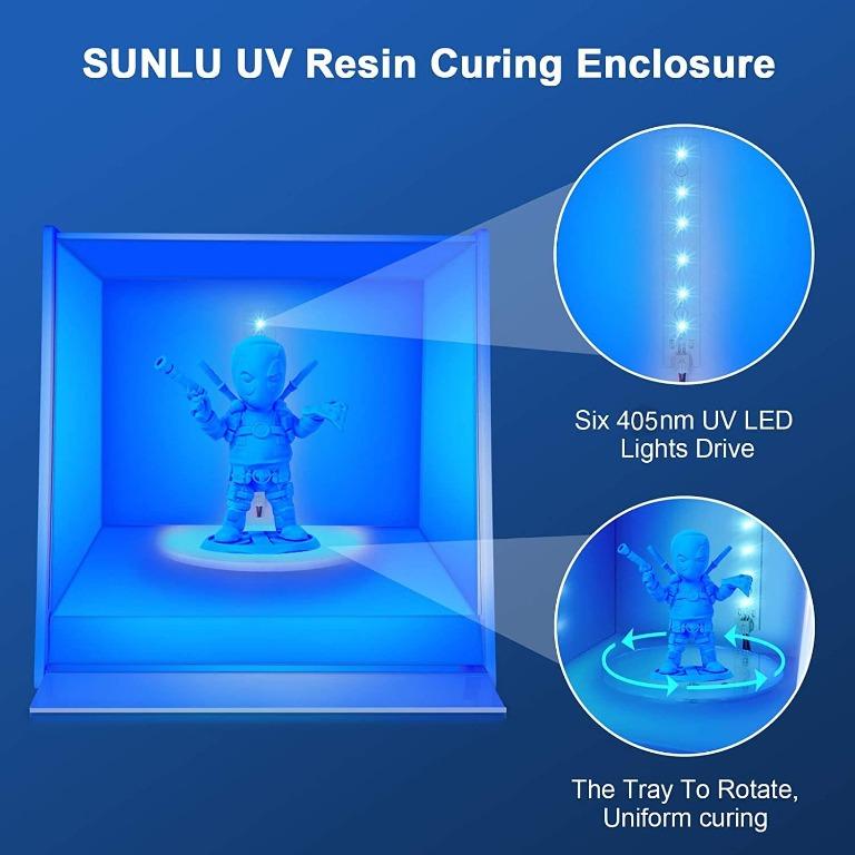 Sunlu UV Curing Box for 3D resin printer., Computers & Tech, Printers