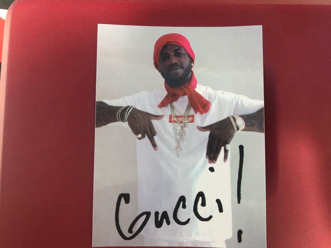 Gucci mane supreme best sale sticker