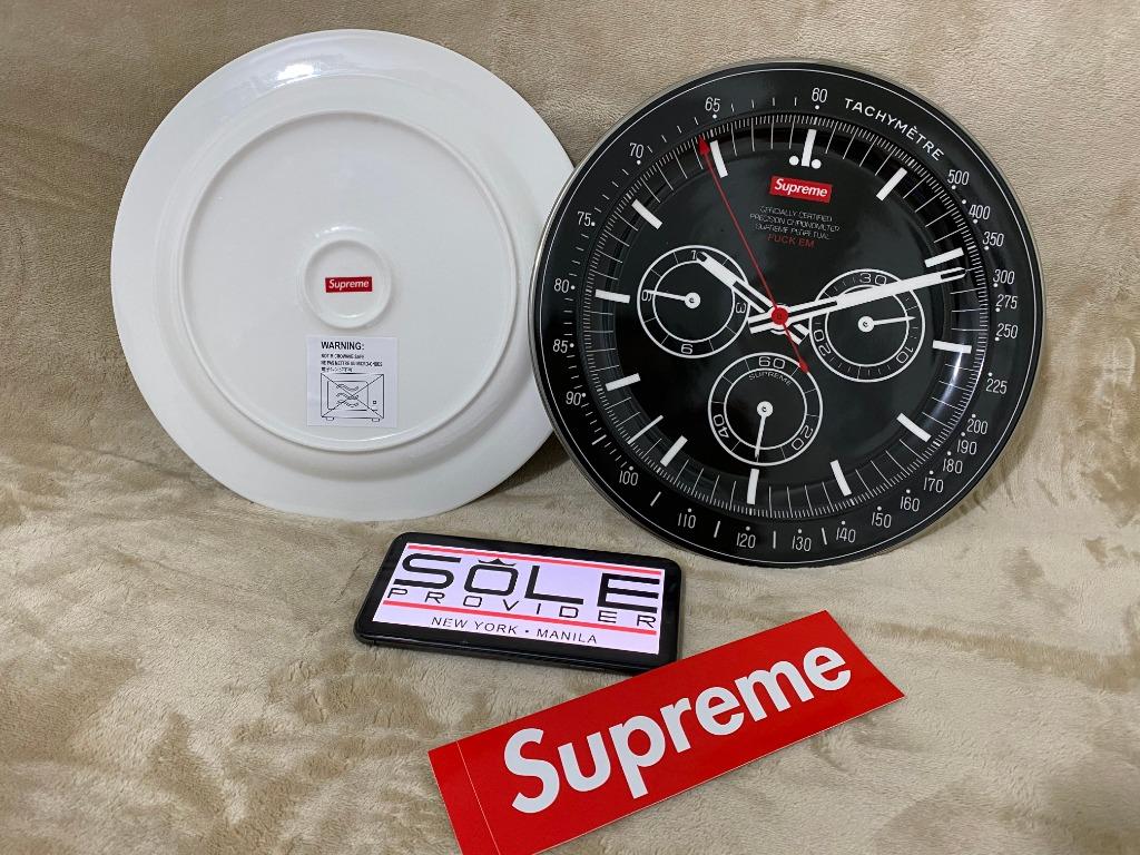 Supreme Watch Plate FW20 Black Legit Authentic, Furniture & Home