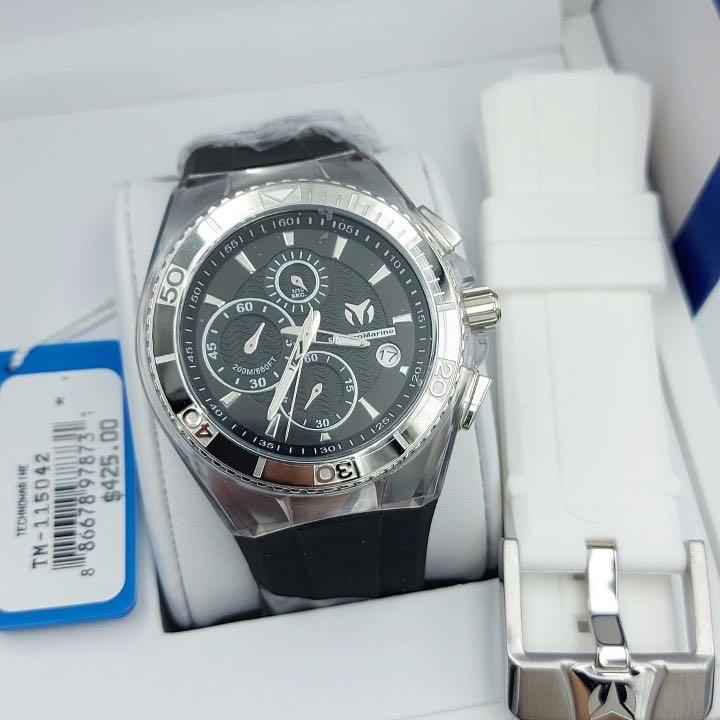 Technomarine Cruise set (Category: Men's Watches) located in Malabon City. Submitted by hyruwatchesandaccessories (Listing ID 1102155751, Image 1). Description: Technomarine Cruise set ❤️Php 8999 ❤️Mall price: 30k ⌚️46mm ⌚️Japan movement ⌚️with extra strap ✔️box ✔️tag ✔️warranty card FB page: https://m.facebook.com/hyruwatchesandaccessories/ Instagram: https://www.instagram.com/hyruwatches/.