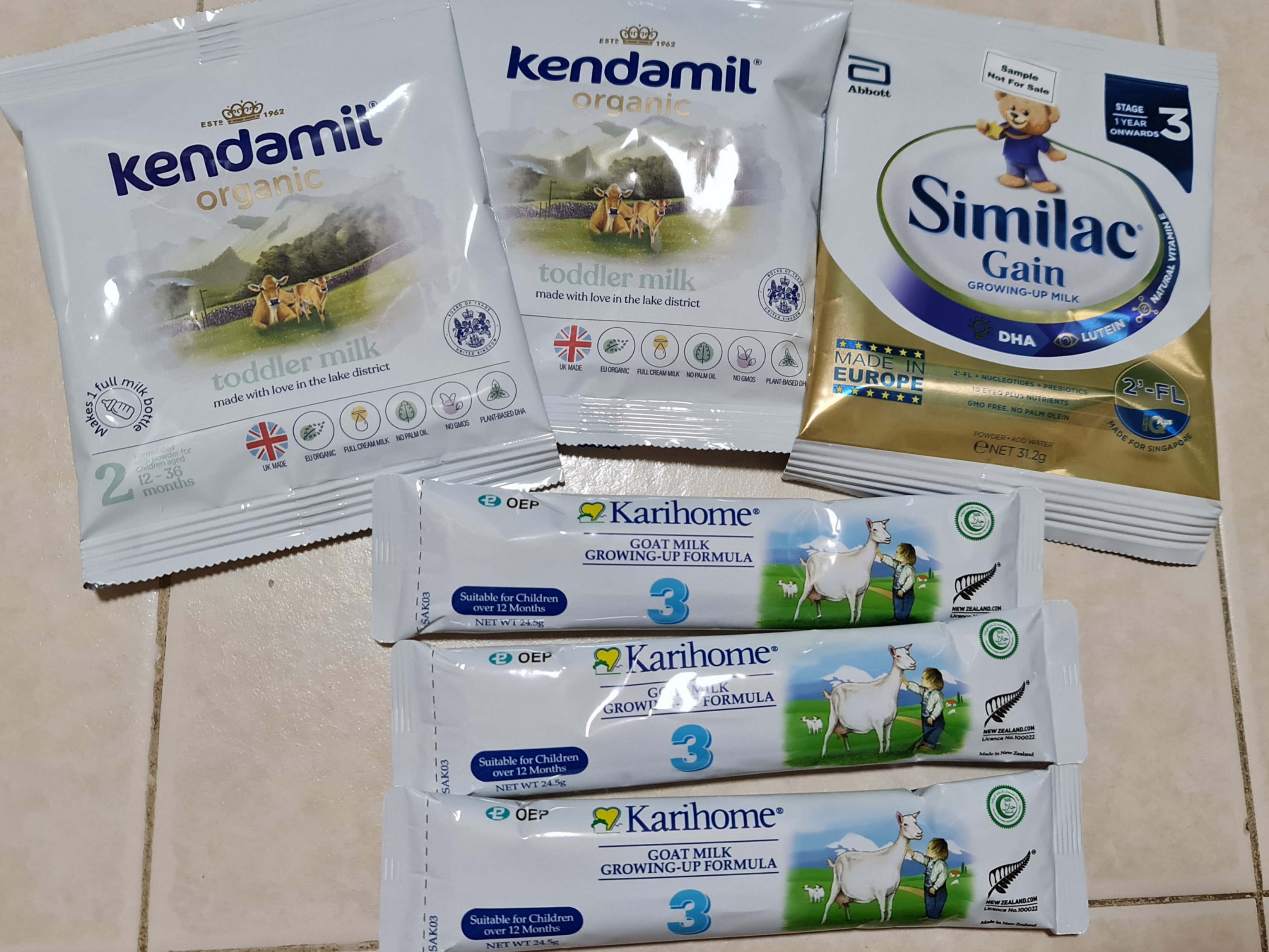 Toddler Formula Milk Samples (READ DESCRIPTION !!), Babies & Kids