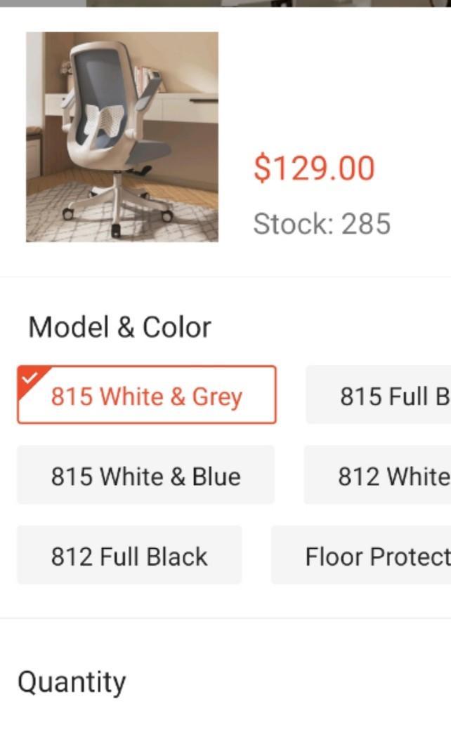 UMD ergonomic computer chair, Furniture & Home Living, Furniture ...