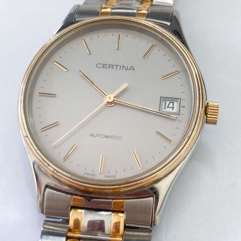 Certina gold discount watch vintage