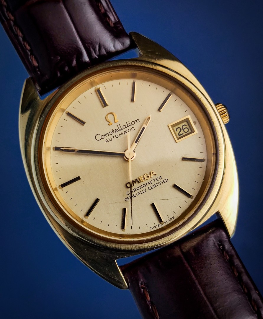Omega constellation sale c shape gold