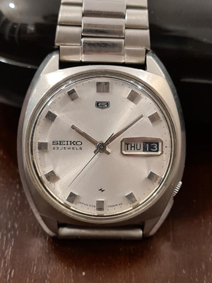 Vintage Seiko 5 Watch Gent's Automatic 5126-7000, Luxury, Watches on  Carousell