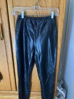 Wilfred Black Leather Pants