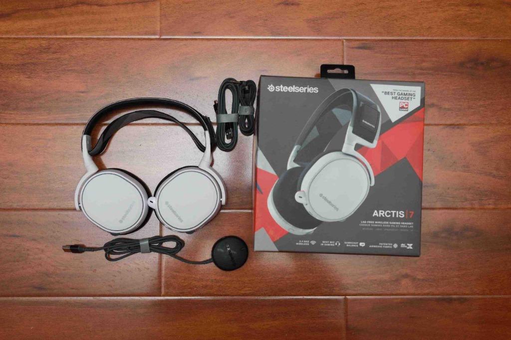 WTS SteelSeries Arctis 7 2019 Edition Wireless Gaming Headset White