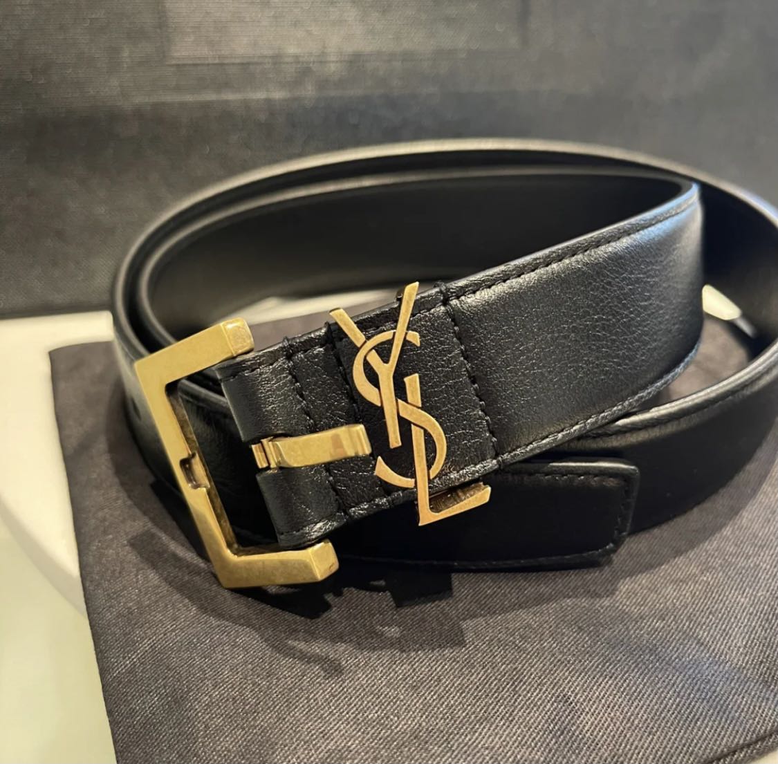 Ysl discount replica belt