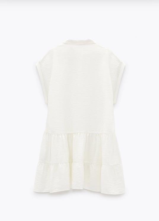 Zara jewel button mini dress, Fesyen 