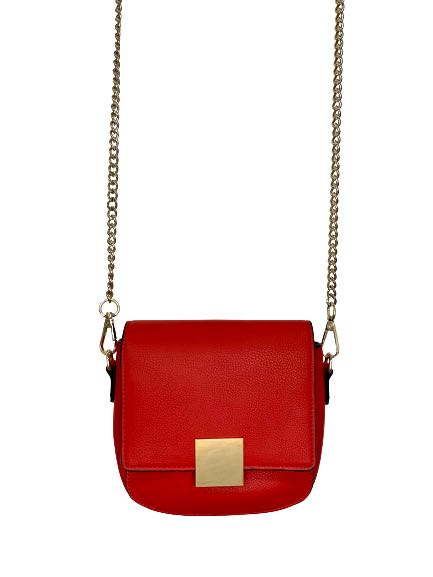 Red crossbody shop bag zara