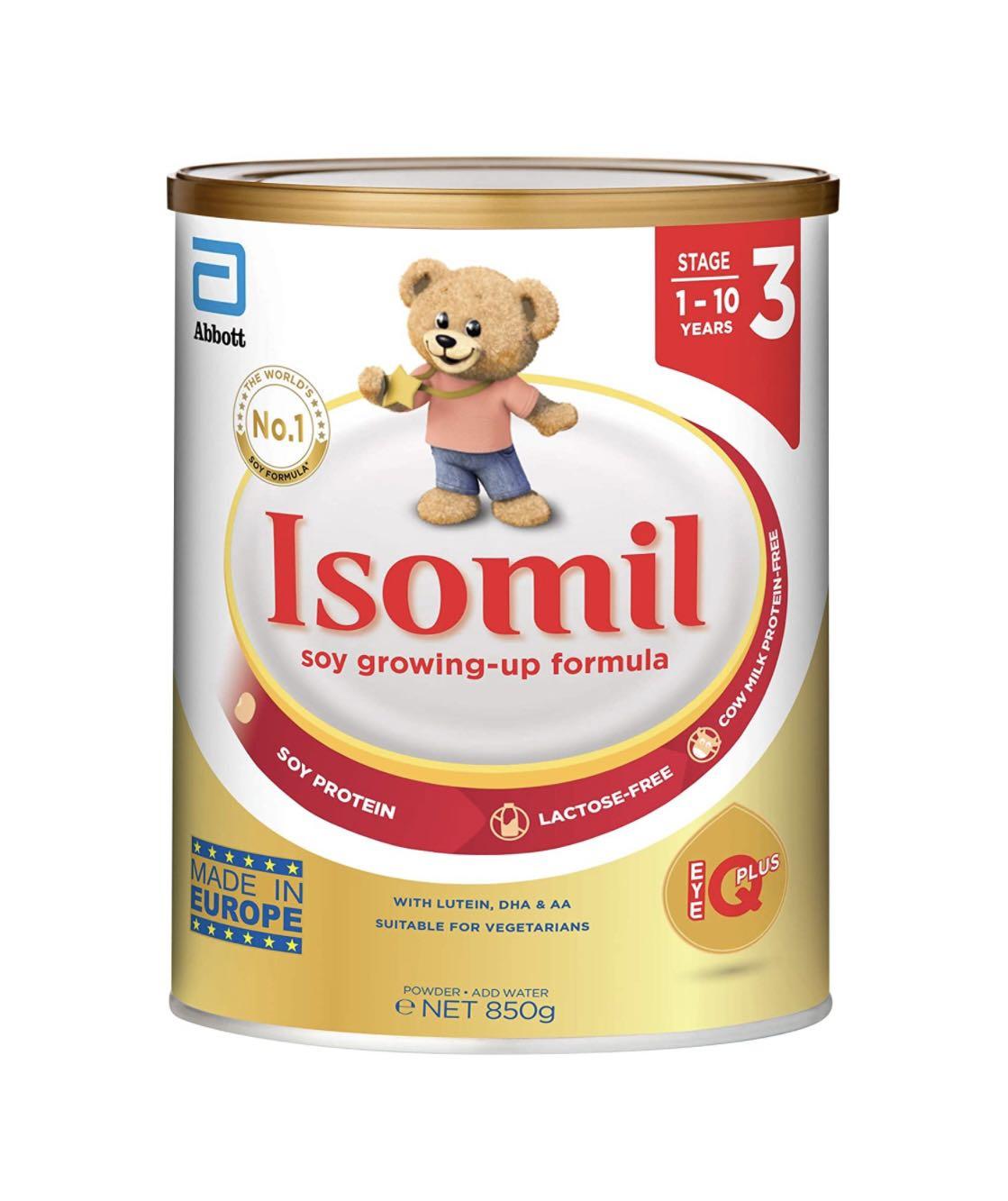 TINS] Abbott Isomil Growing Up Soy Milk Formula Step (1 year+)