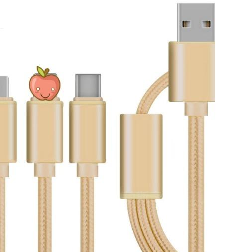 3 in 1 Fast Charging Cord Type-C Fast Charger Cable (Category: Chargers & Cables) located in Taguig. Submitted by sofiaamaterasu5647 (Listing ID 1102353639, Image 3). Description: The items are 100% new, we offer the best product at the best price. Colors :Pink,Gold,SIlver,Blue Contact number:09669183408 Lights scratch especially in light material, can't be avoided We advise checking items upon arrival and ask the delivery man to wait for your ch