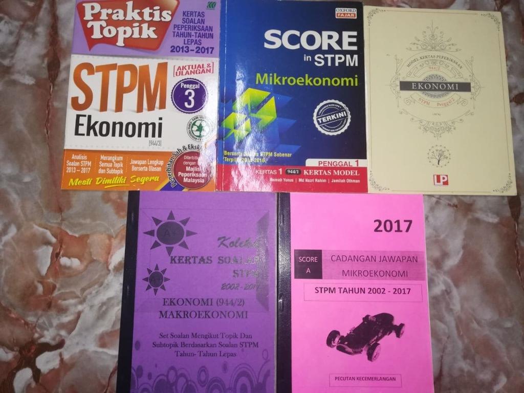 5 Books Ekonomi Latihan Penggal 1 2 3 Books Stationery Books On Carousell