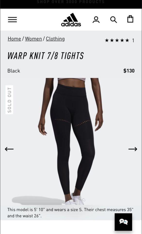 Adidas Tights, Women's Fashion, Activewear on Carousell