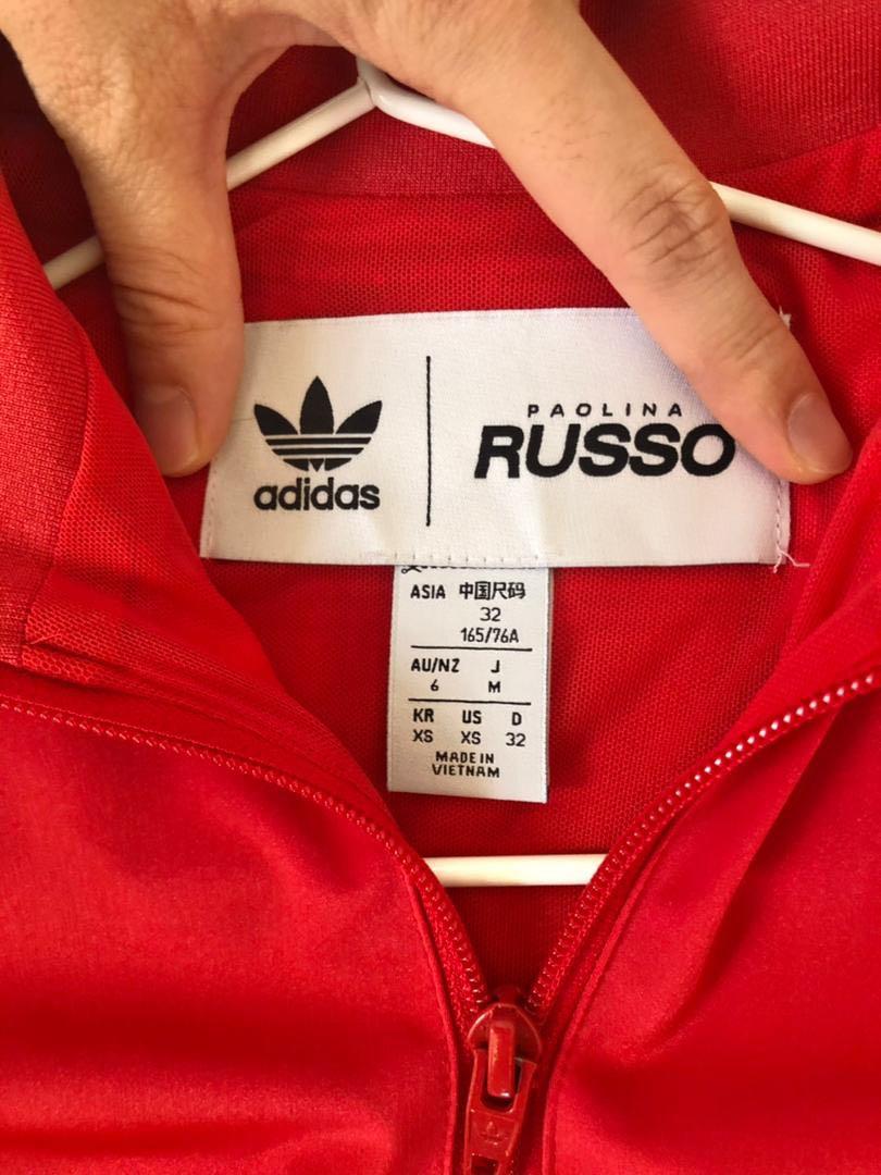 Paolina russo adidas jacket store