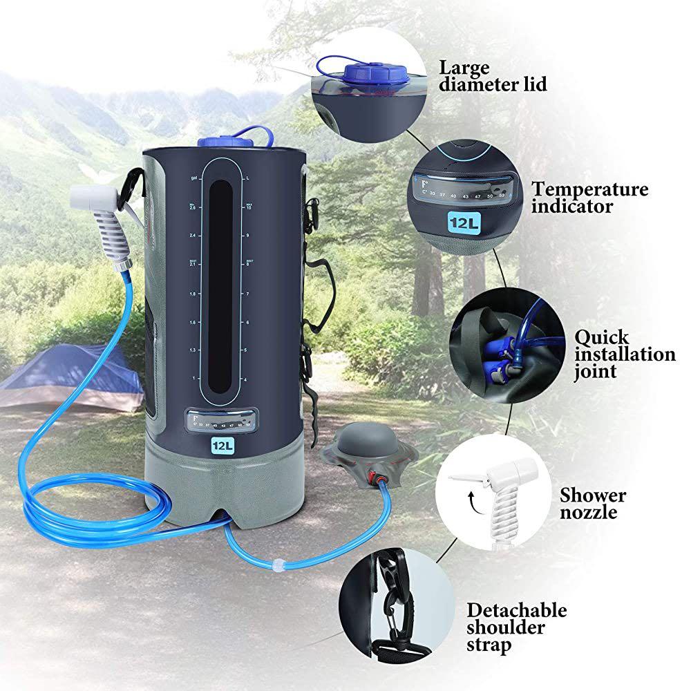 Outdoor shower bag clearance