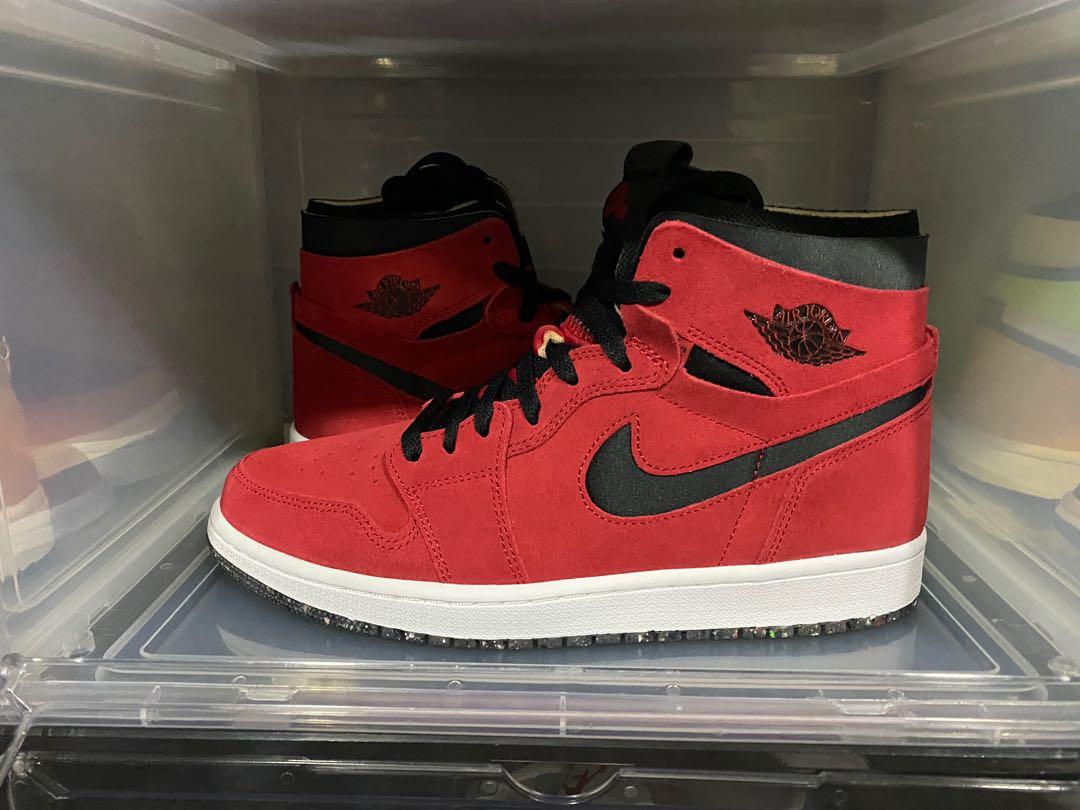 air jordan 1 zoom red suede