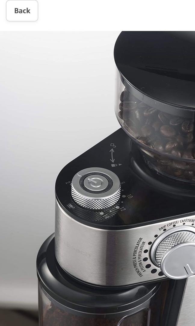 Hamilton Beach 2-14 Cup Burr Coffee Grinder with 18 Grind Settings