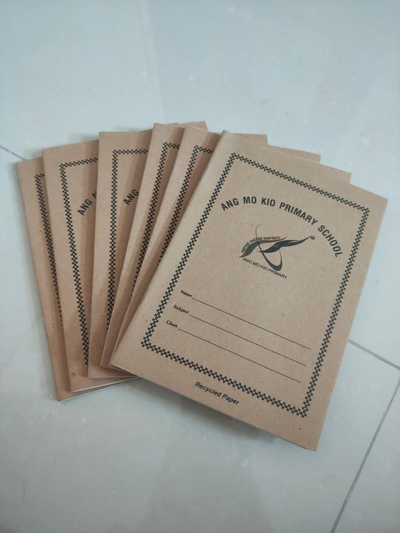 Ang Mo Kio Primary School notebooks and fulscape paper, Hobbies & Toys