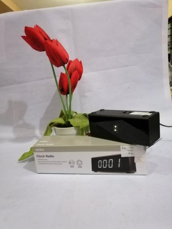 Anko Clock Radio, Furniture & Home Living, Home Decor, Clocks on Carousell