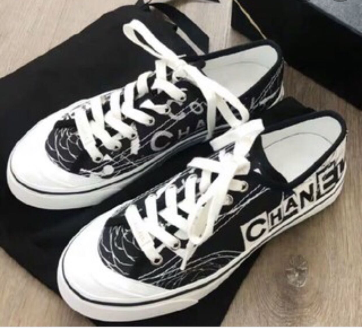 Authentic Chanel sneakers Luxury Sneakers Footwear on Carousell