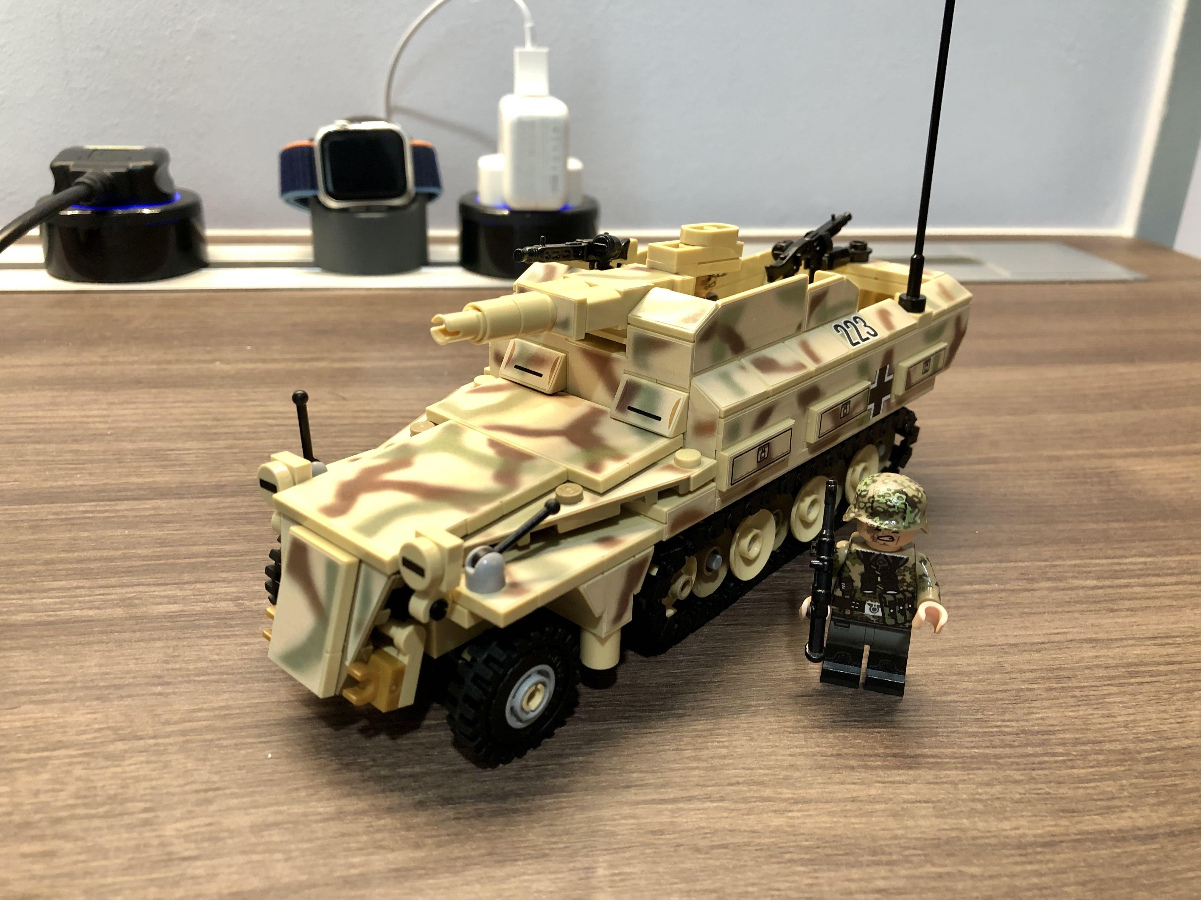 Brickmania german half track sales