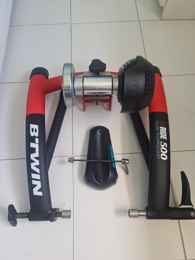 BTWIN INRIDE 500 INDOOR TRAINER Sports Equipment Bicycles Parts Parts Accessories on Carousell