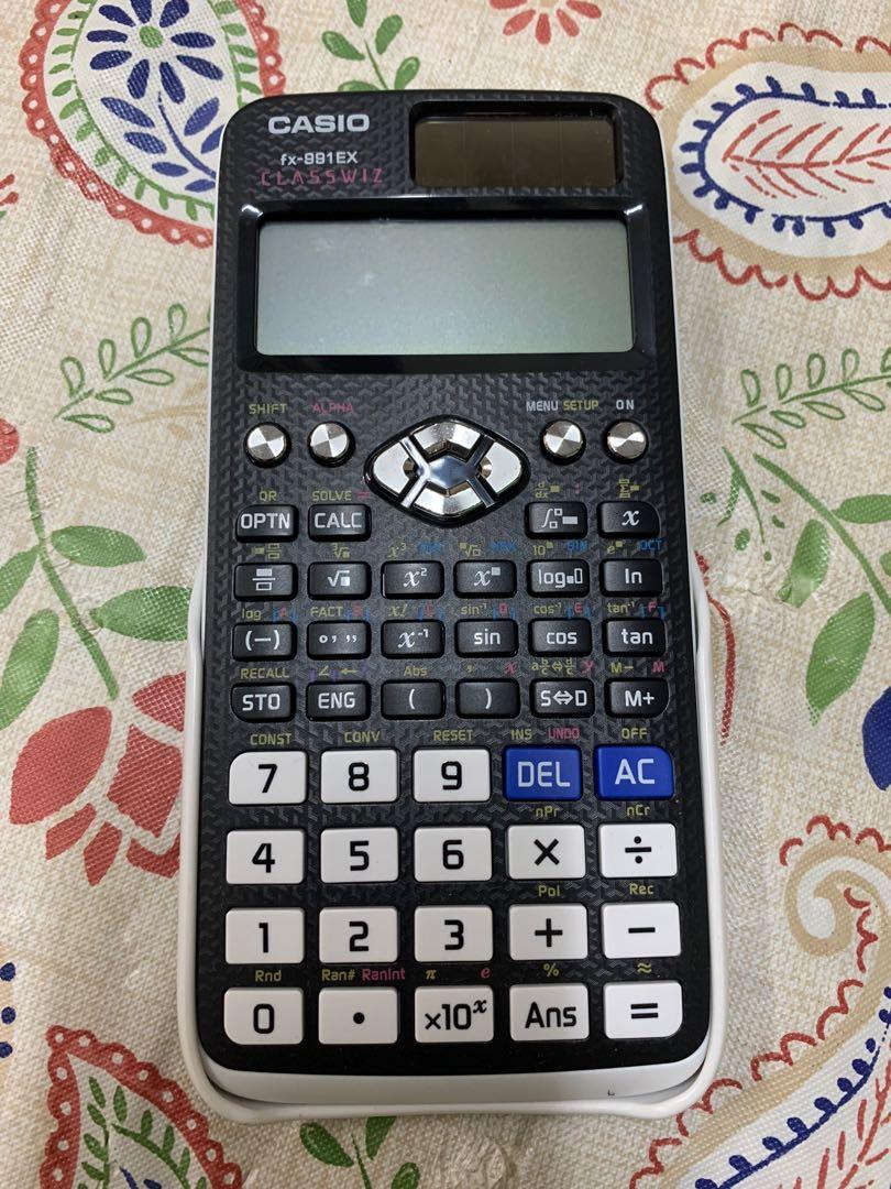 CASIO FX-991EX Advanced Engineering/Scientific Calculator (UK VERSION),  Black, 興趣及遊戲, 手作＆自家設計, 文具- Carousell